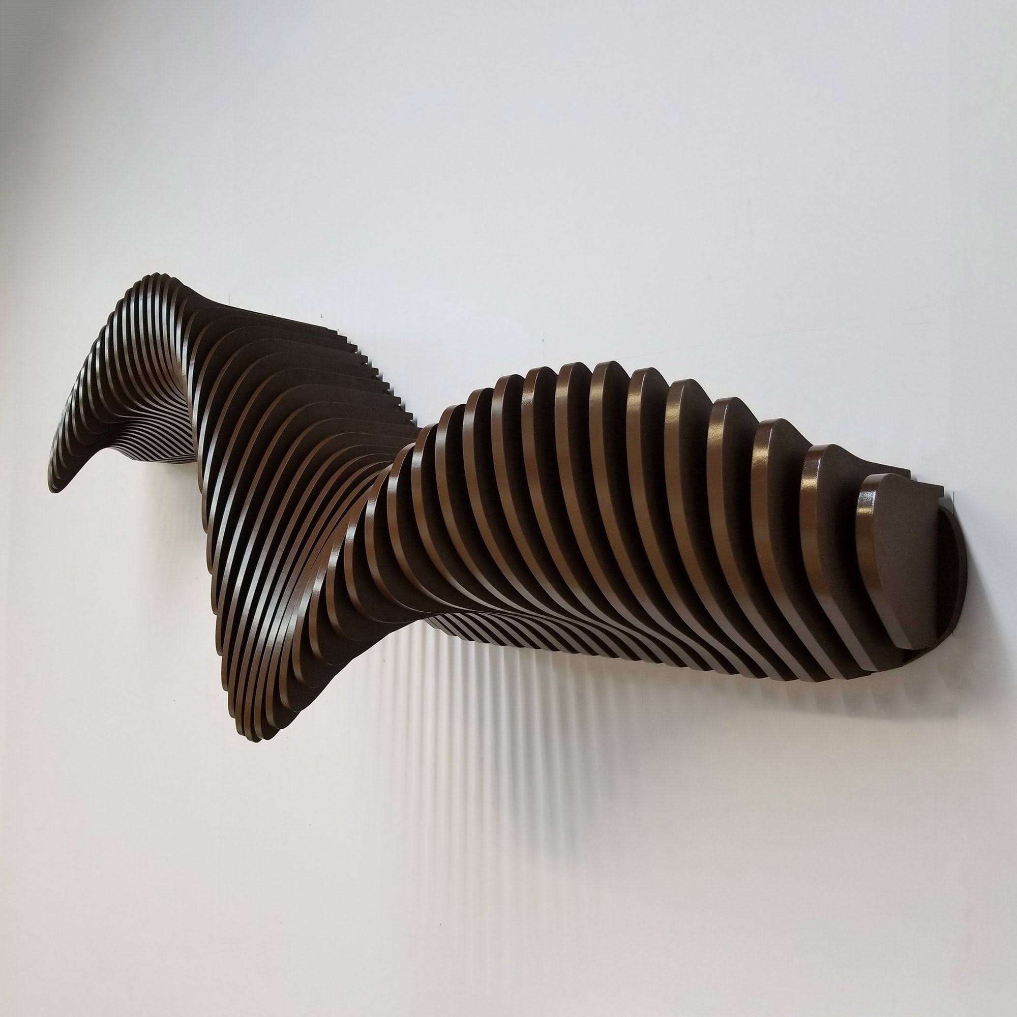 Dark Brown Glossy MDF